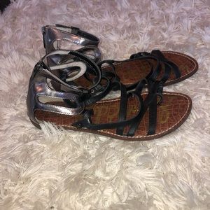 Sam Edelman two tone gladiator sandals